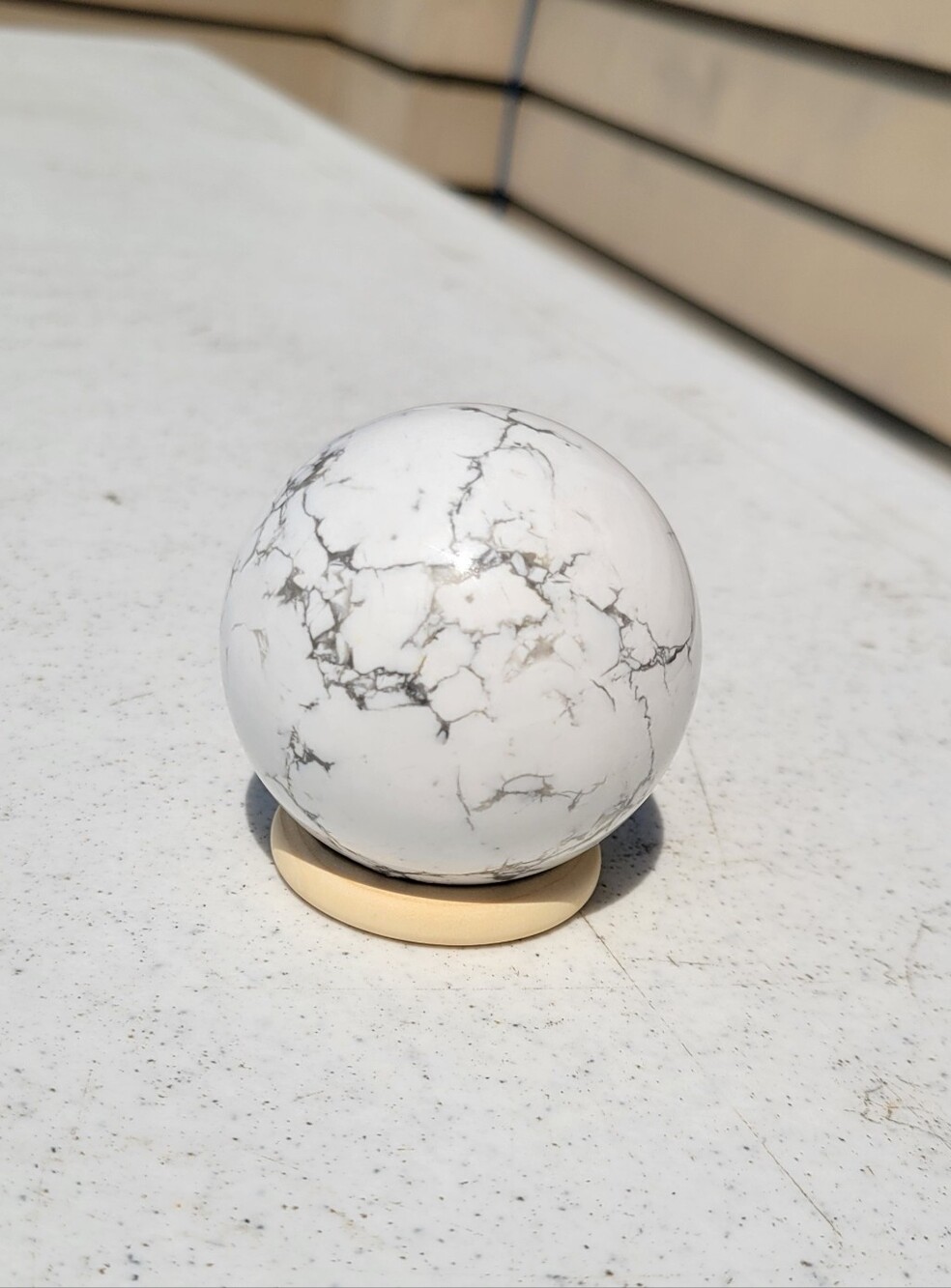 Sphere Howlite Crystal - Picture 2 of 7